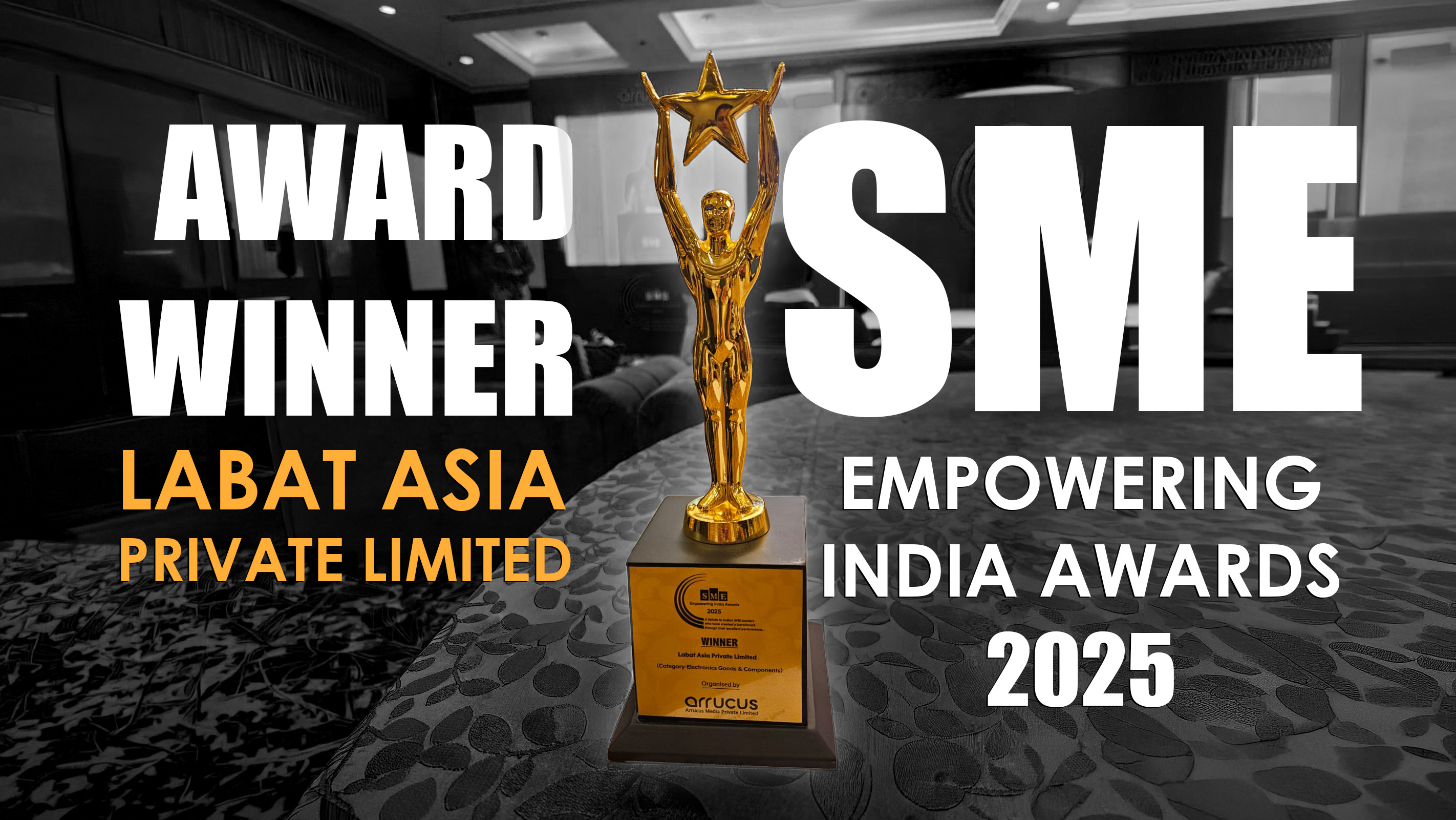 SME Award: The Trophy and Certificate